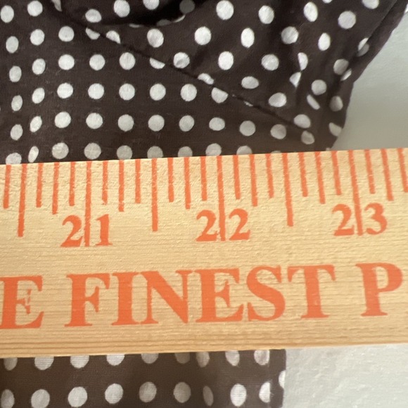 CATO Women's Top Blouse Size 14/16W Cotton Spandex Hook-Up Brown F20 - Picture 15 of 16